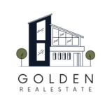 GOLDEN Real Estate Logo, Vfm Digital Marketing